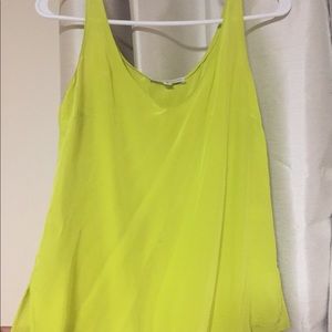 Amanda Uprichard Cami top Neon Green size S